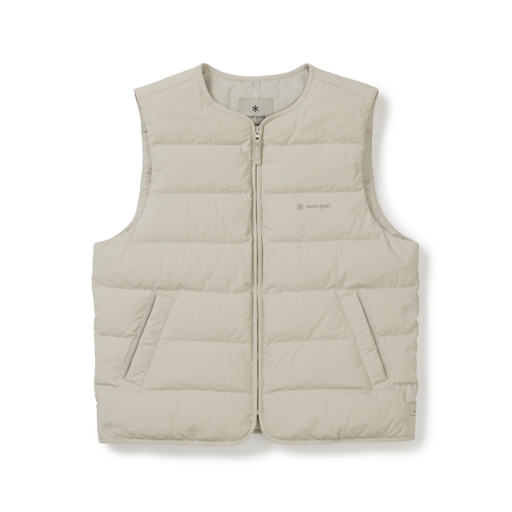랜드 여성 경량 다운 베스트 Light Beige