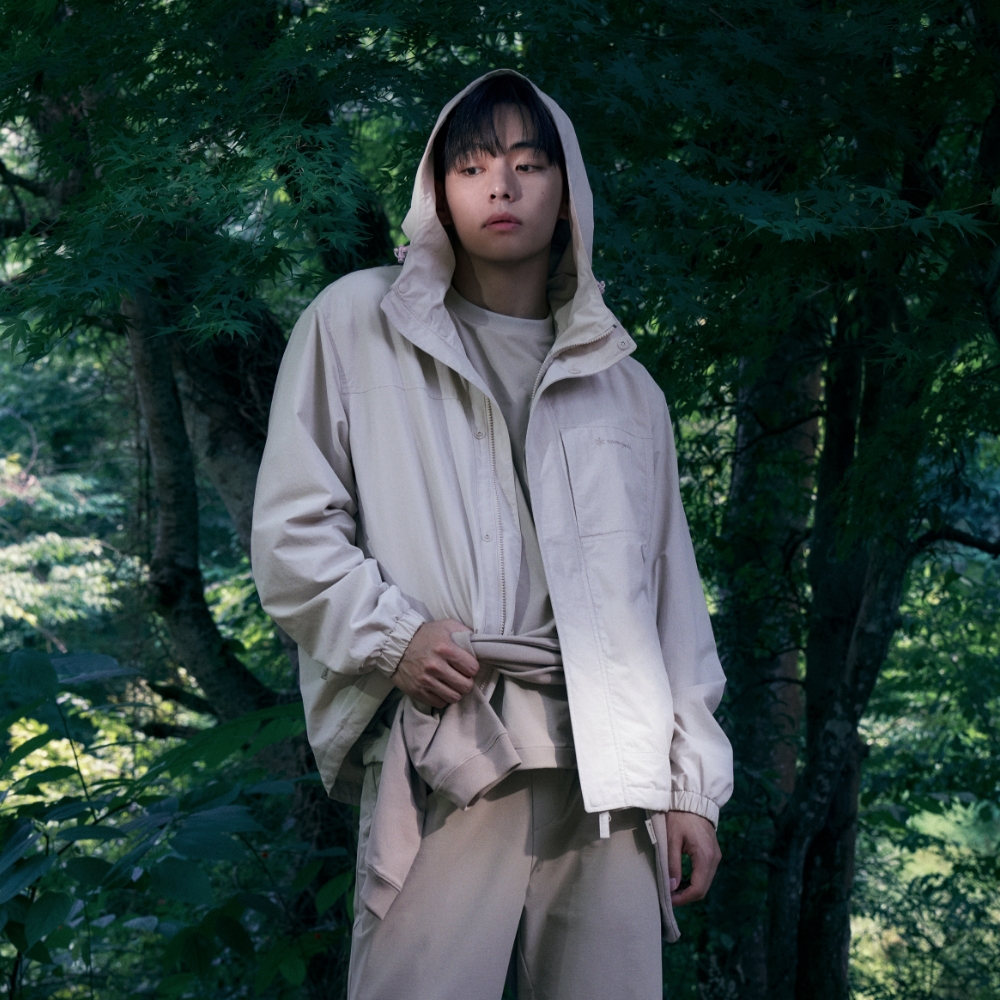 캠플 후드 바람막이 Light Beige