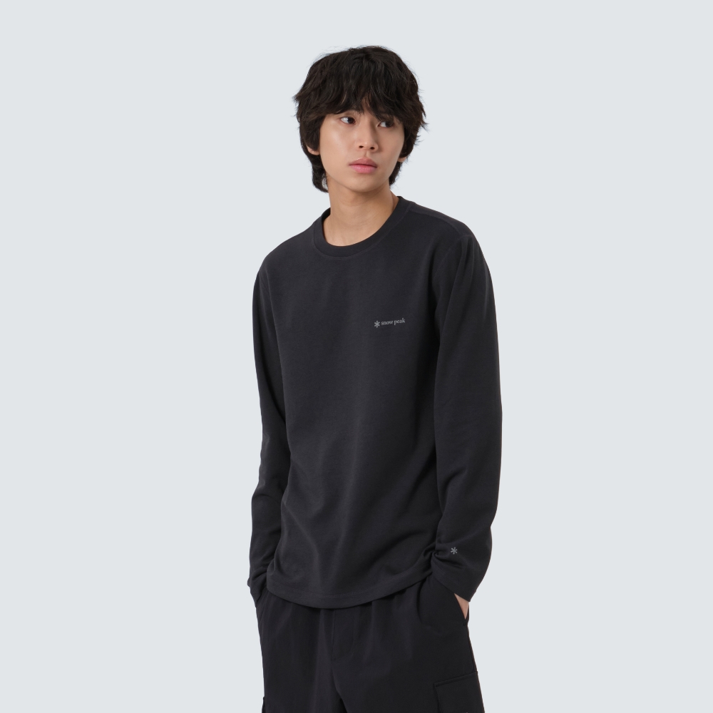 델타피크 퀵드라이 긴팔 티셔츠 Dark Charcoal