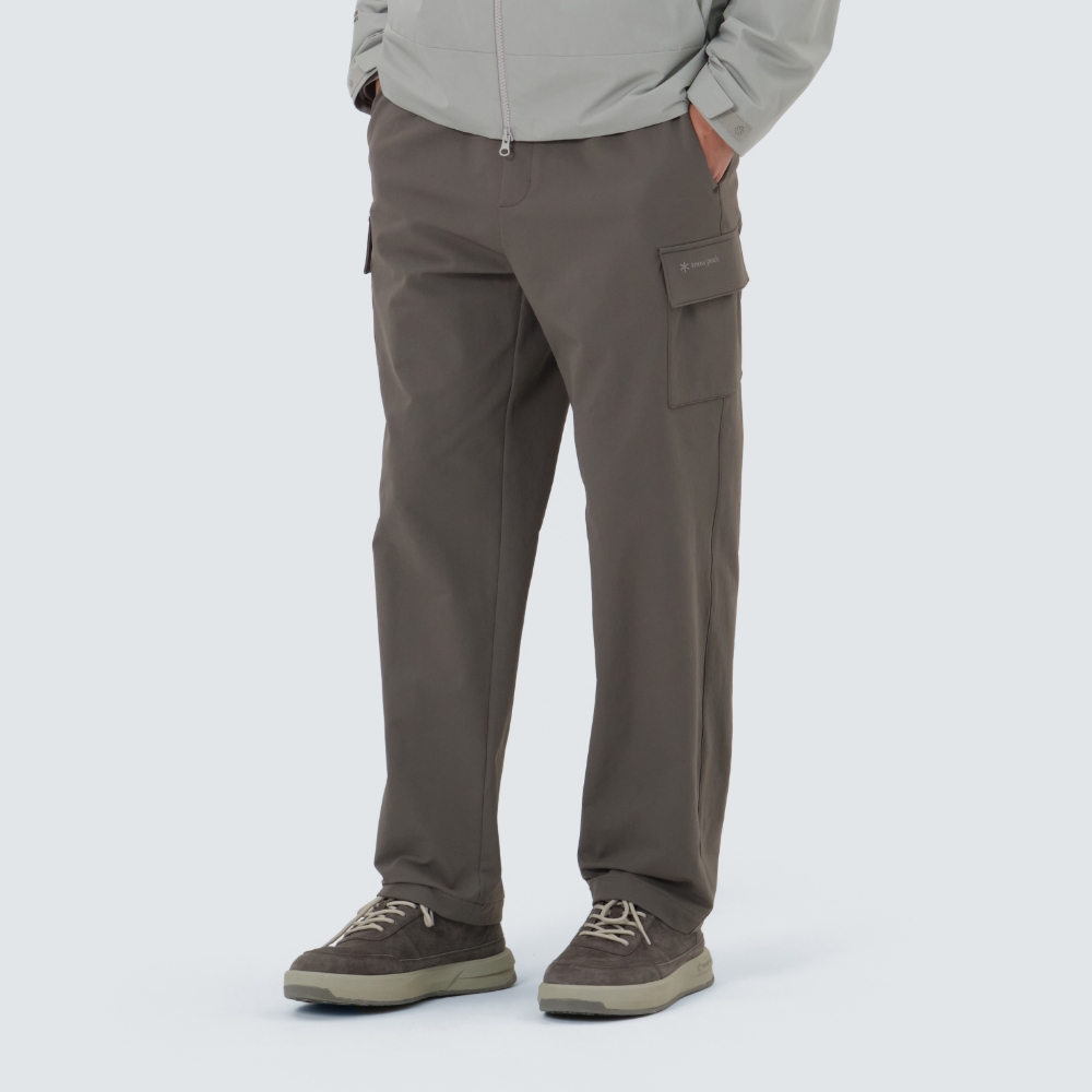 라고 약기모 카고 스트레이트 팬츠 Dark Khaki