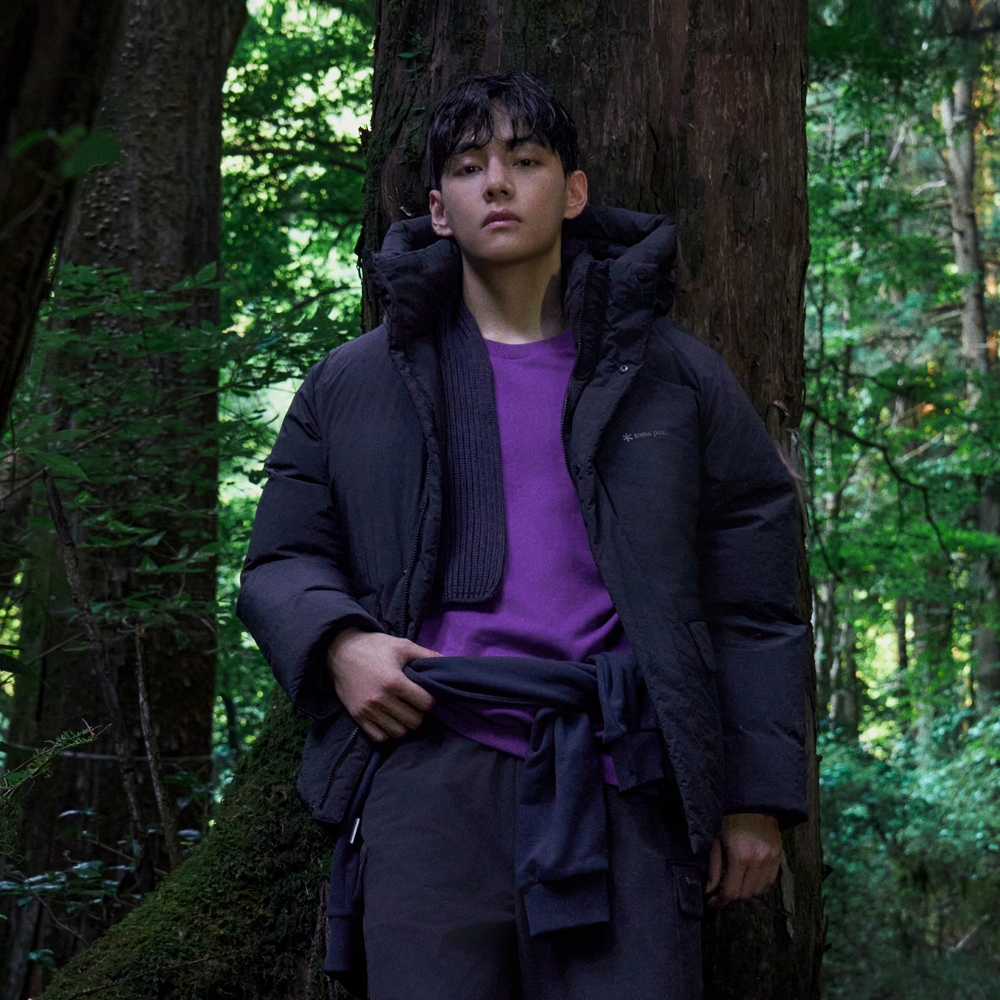 랜드 포켓 맨투맨 Violet