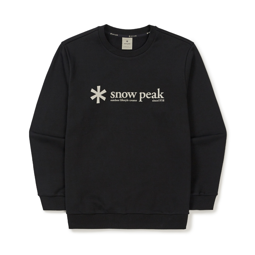 빅로고 맨투맨 Black