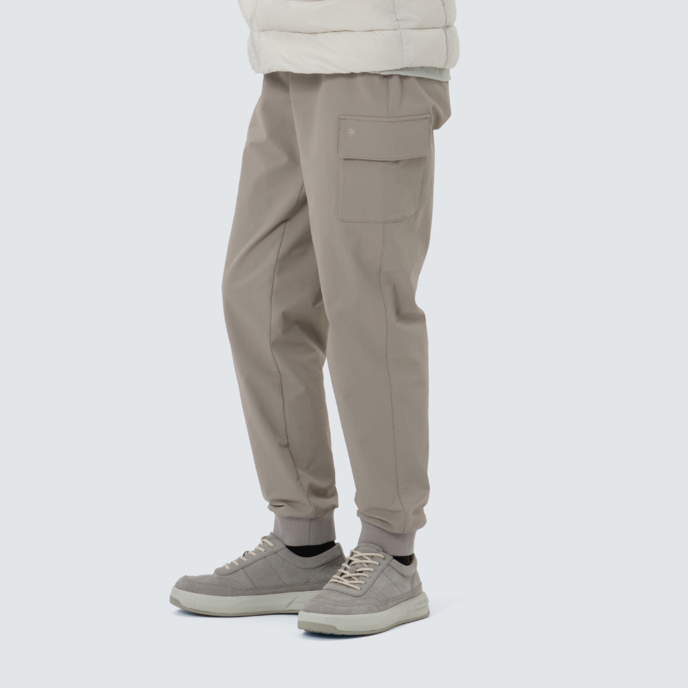 라고 약기모 여성 카고 조거 팬츠 Beige Gray