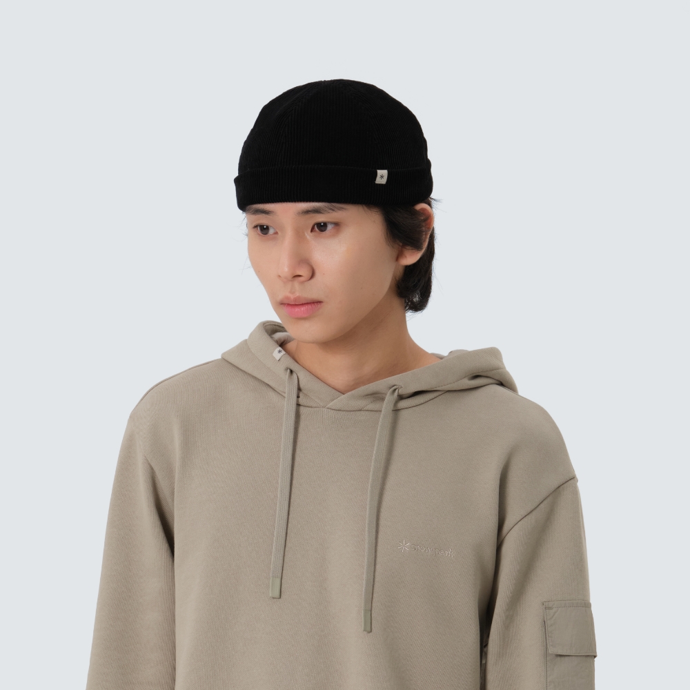 코듀로이 와치캡 Black