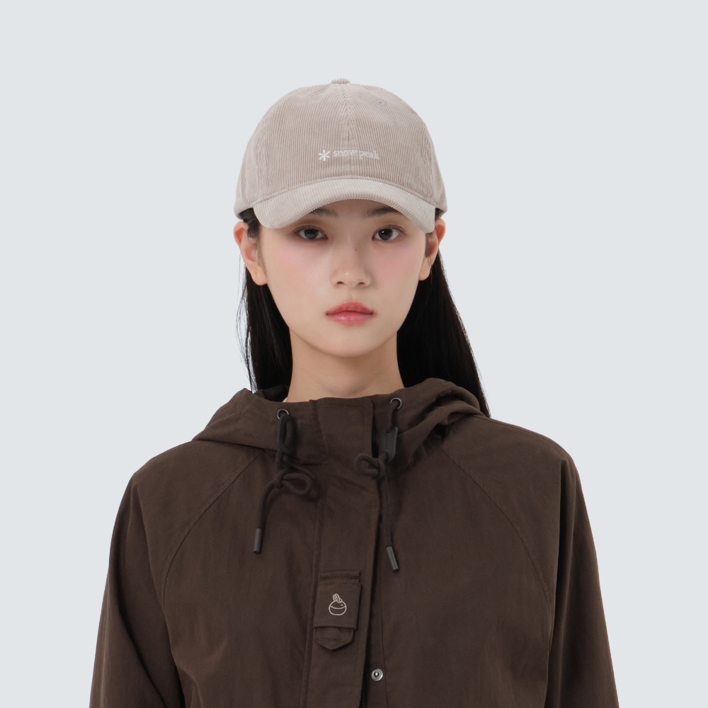 코듀로이 볼캡 Fog Gray