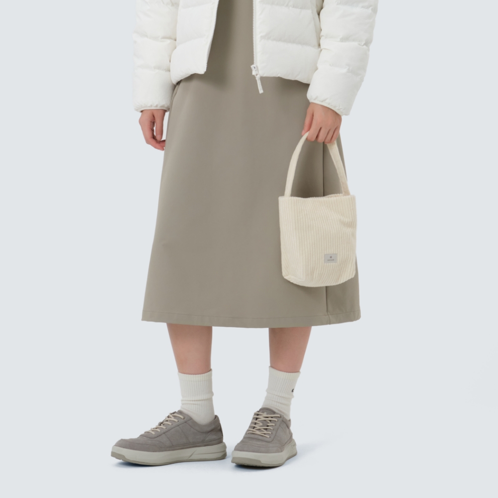 코듀로이 미니 토트백 Cream Beige