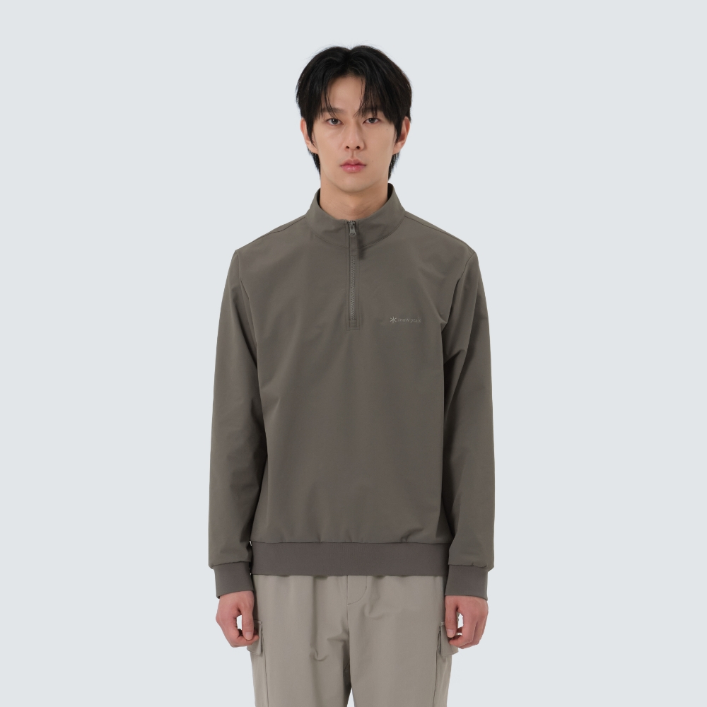 라고 반집업 맨투맨 Dark Khaki
