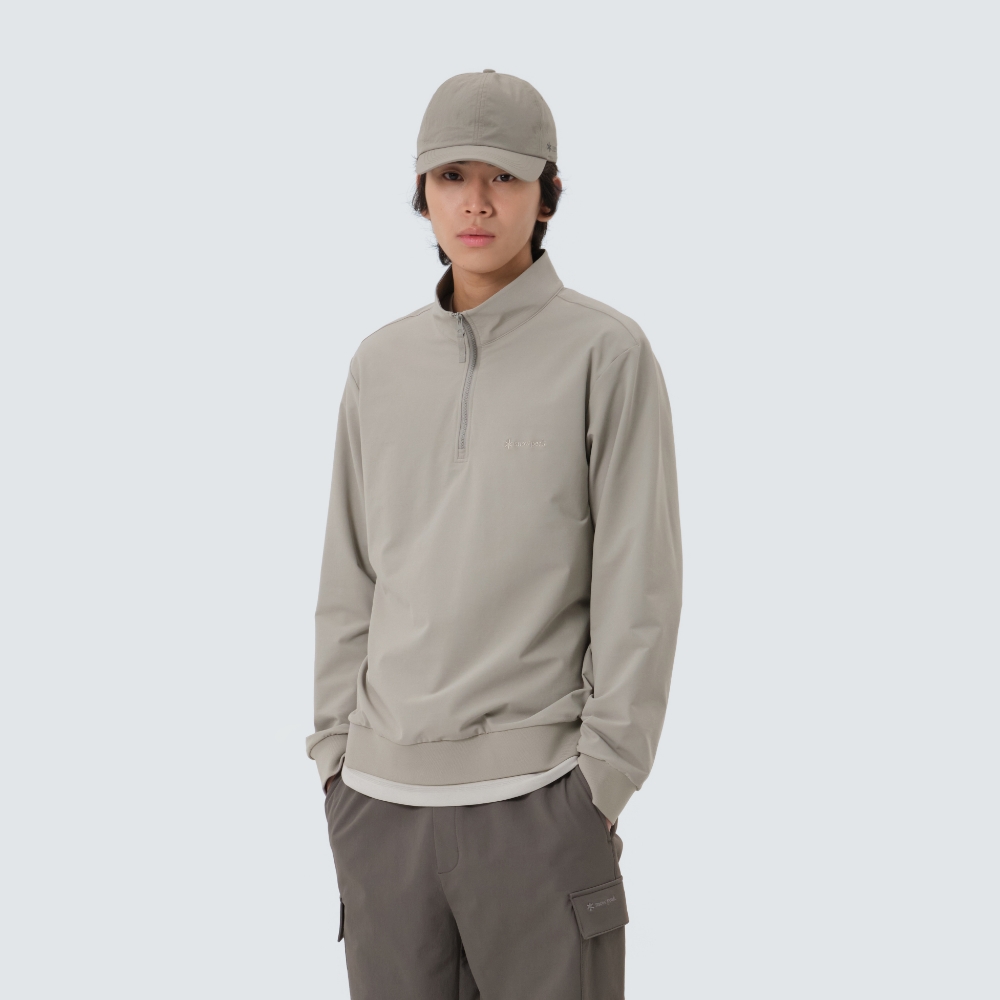 라고 반집업 맨투맨 Fog Gray