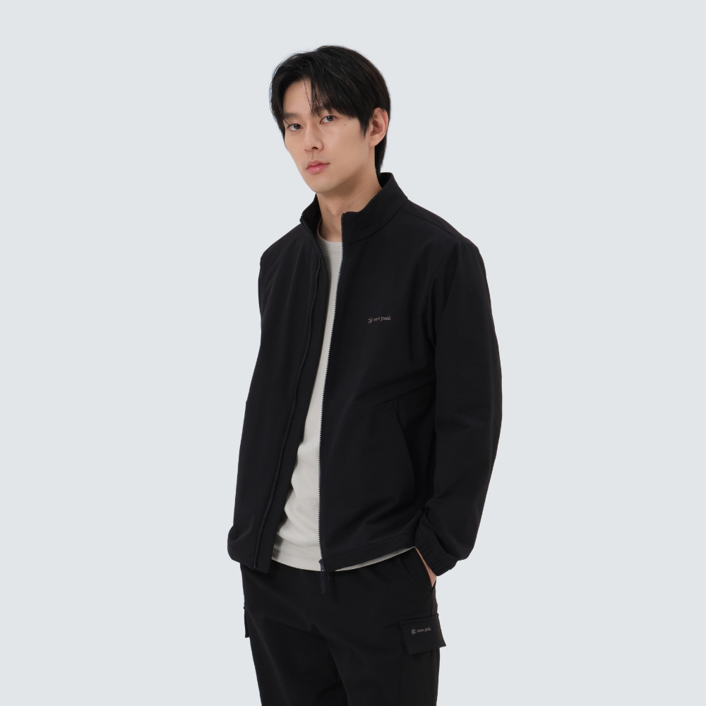 라고 스탠드넥 자켓 Black