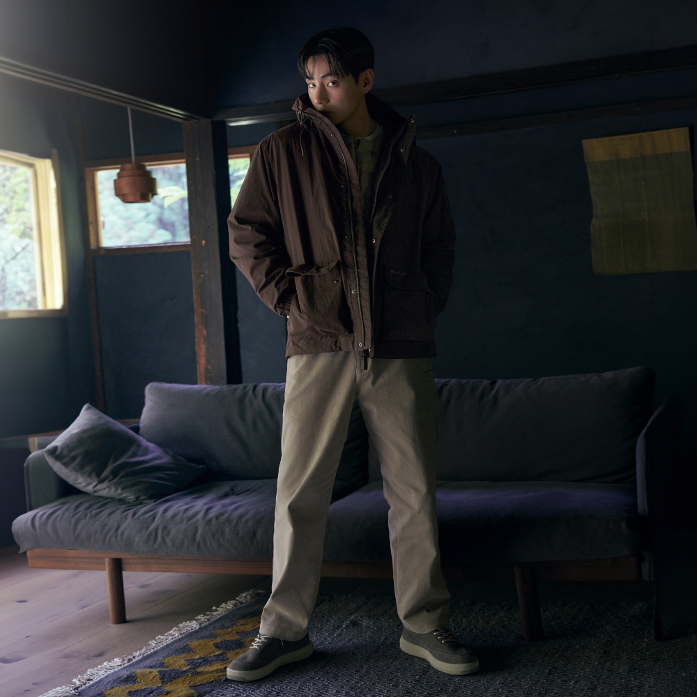 클랜드 기모 스트레이트 팬츠 Tan Gray