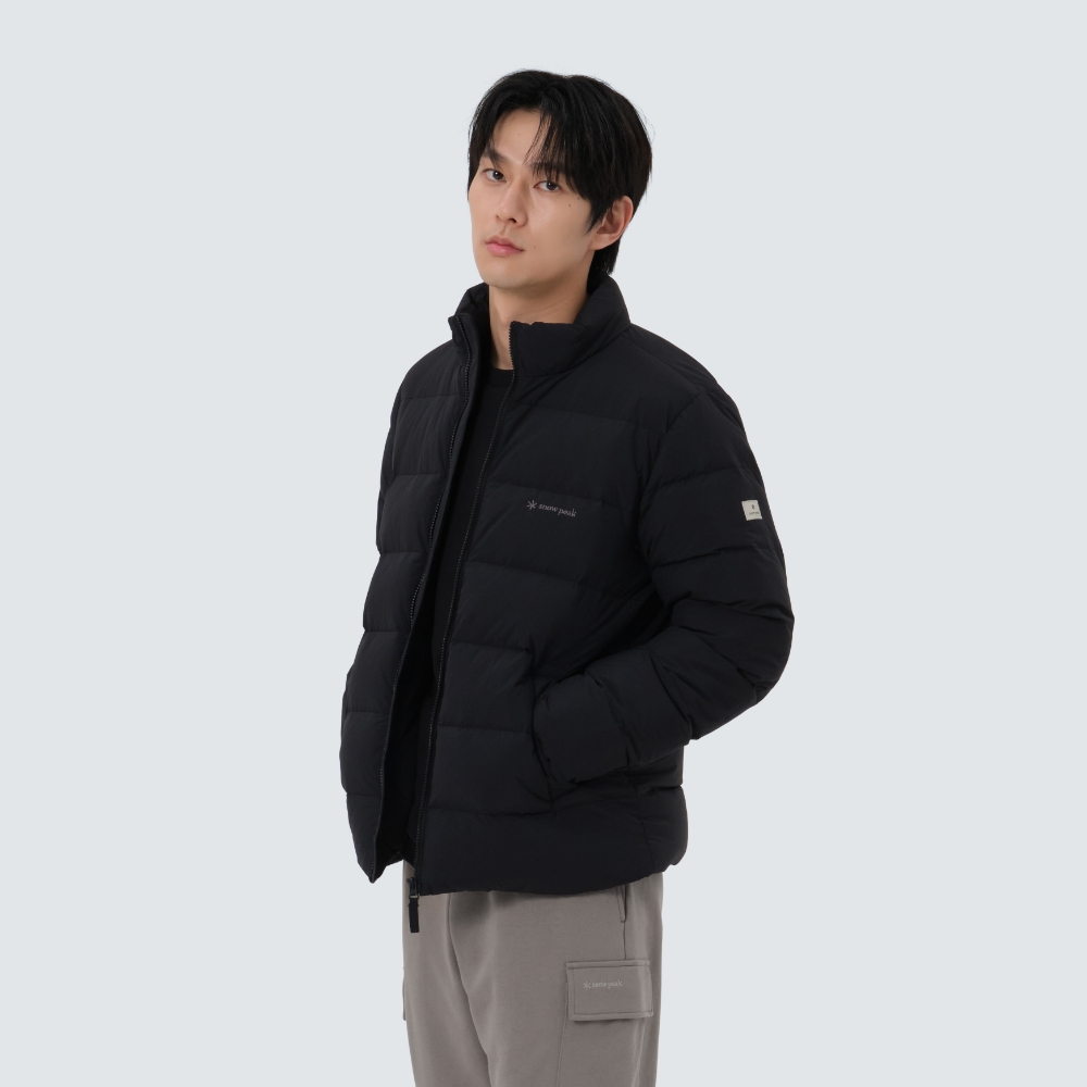 랜드에어 스탠드넥 경량 다운 자켓 Black