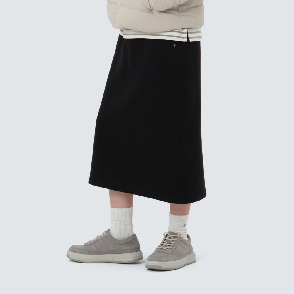 니트 여성 스커트 Black
