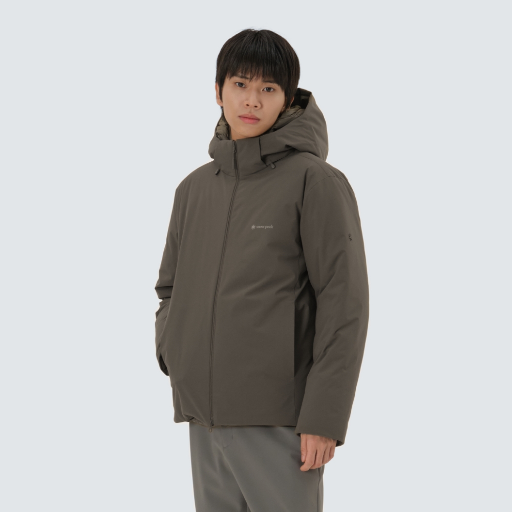 2L 티타닉 경량 후드 다운 자켓 Dark Khaki