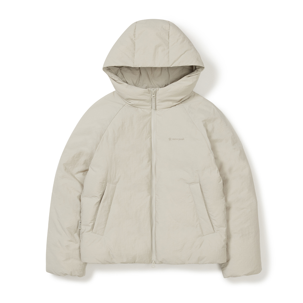 랜드 여성 후드 경량 다운 자켓 Light Beige
