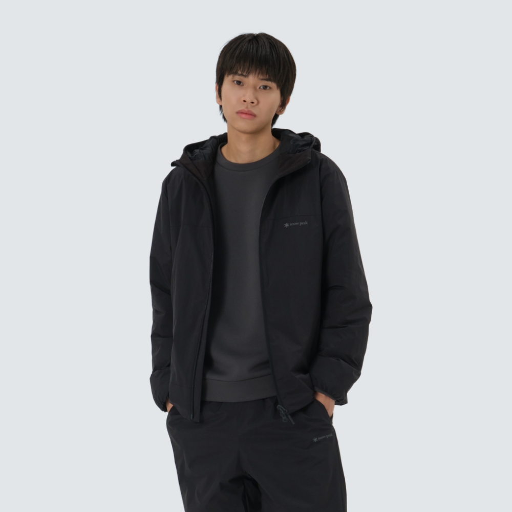 써밋그리드 프리마로프트 후드 자켓 Black