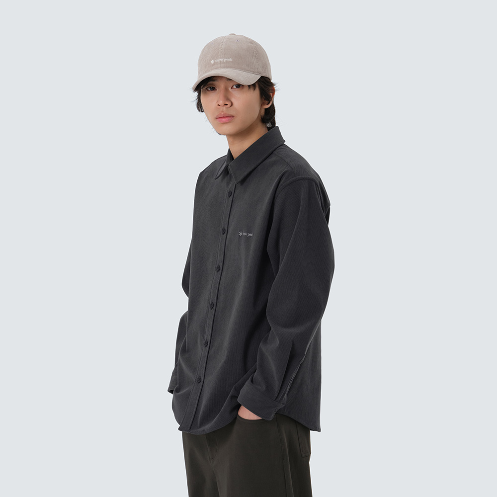 코듀로이 셔츠 Dark Charcoal