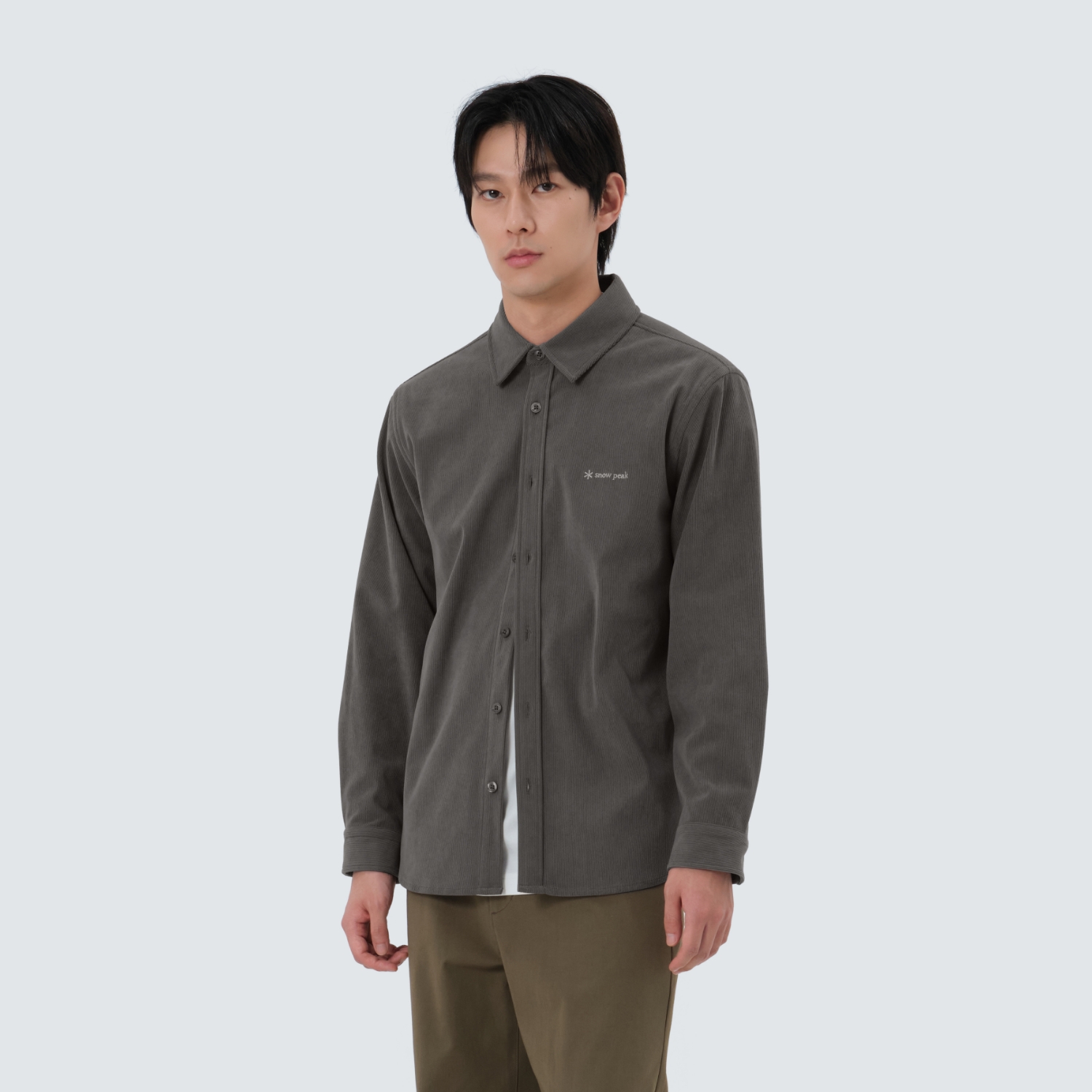 코듀로이 셔츠 Dark Gray
