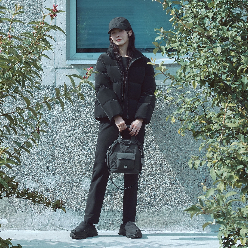 라고 약기모 여성 슬림 팬츠 Black