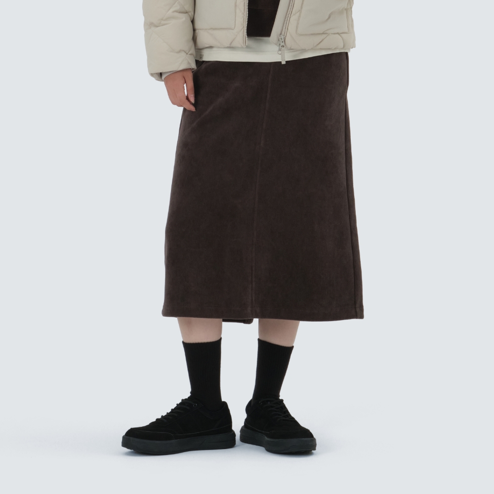 코듀로이 여성 스커트 Choco Brown