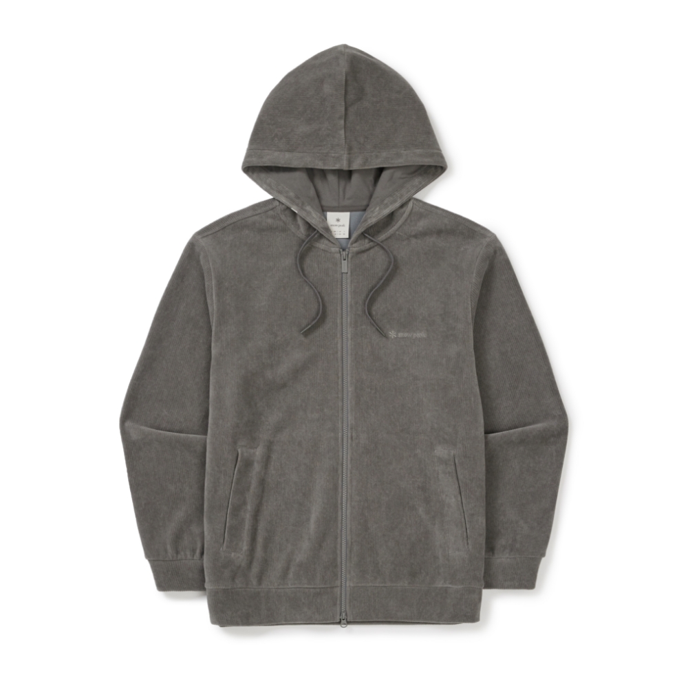 코듀로이 후드 집업 Dark Gray