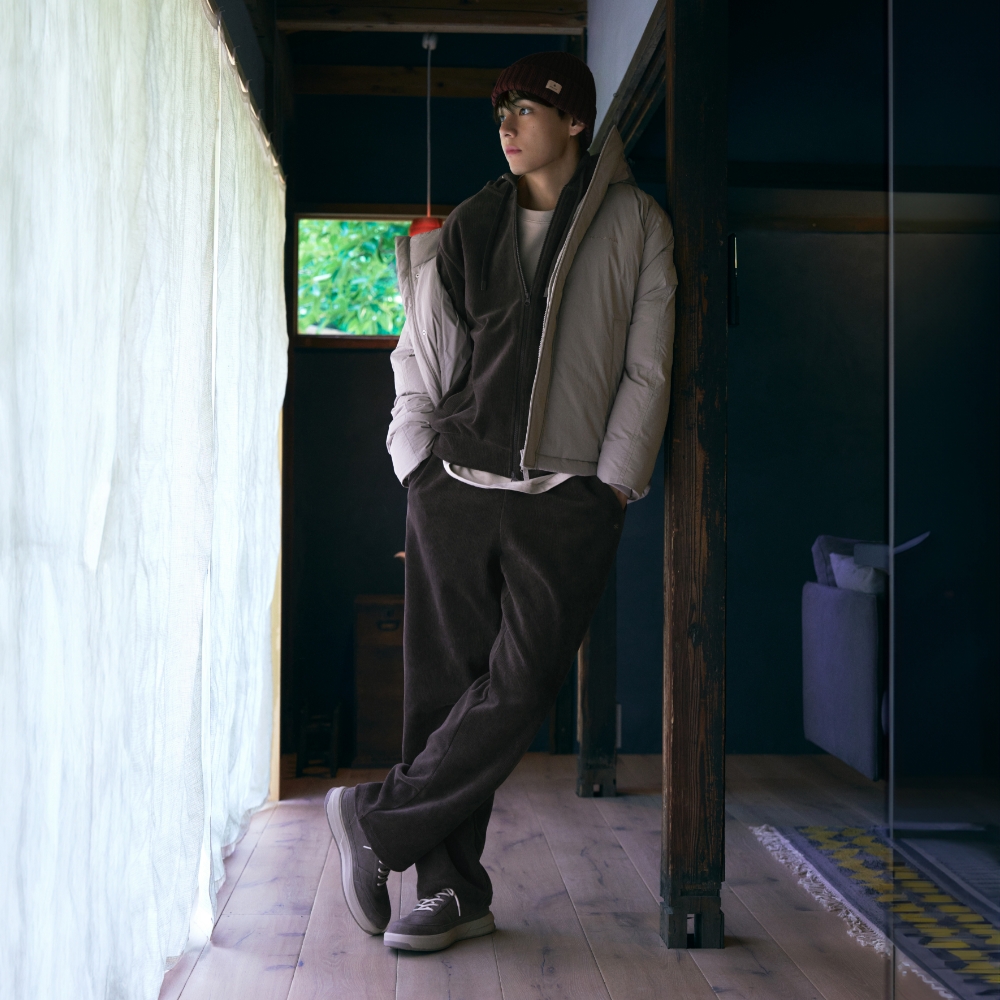 코듀로이 세미 와이드 팬츠 Choco Brown