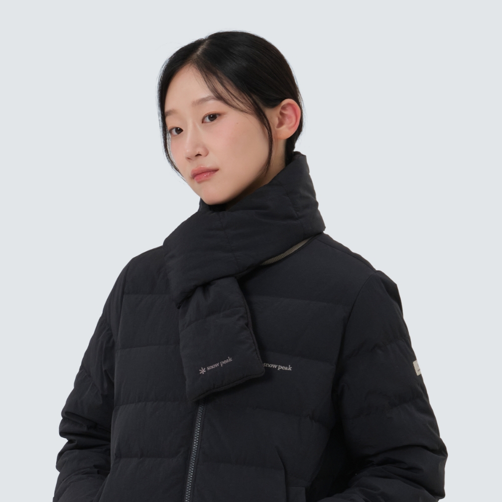 랜드 경량 프리마로프트 패딩 머플러 Black