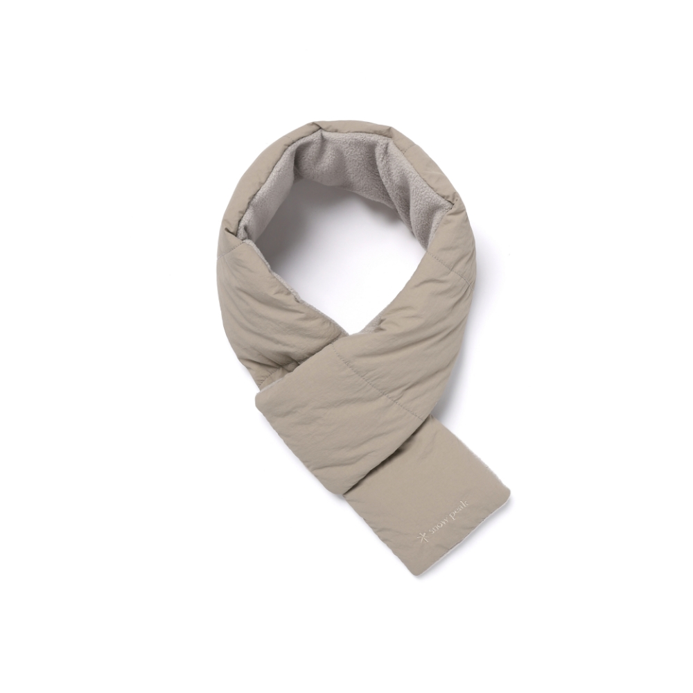 랜드 경량 프리마로프트 패딩 머플러 Tan Gray