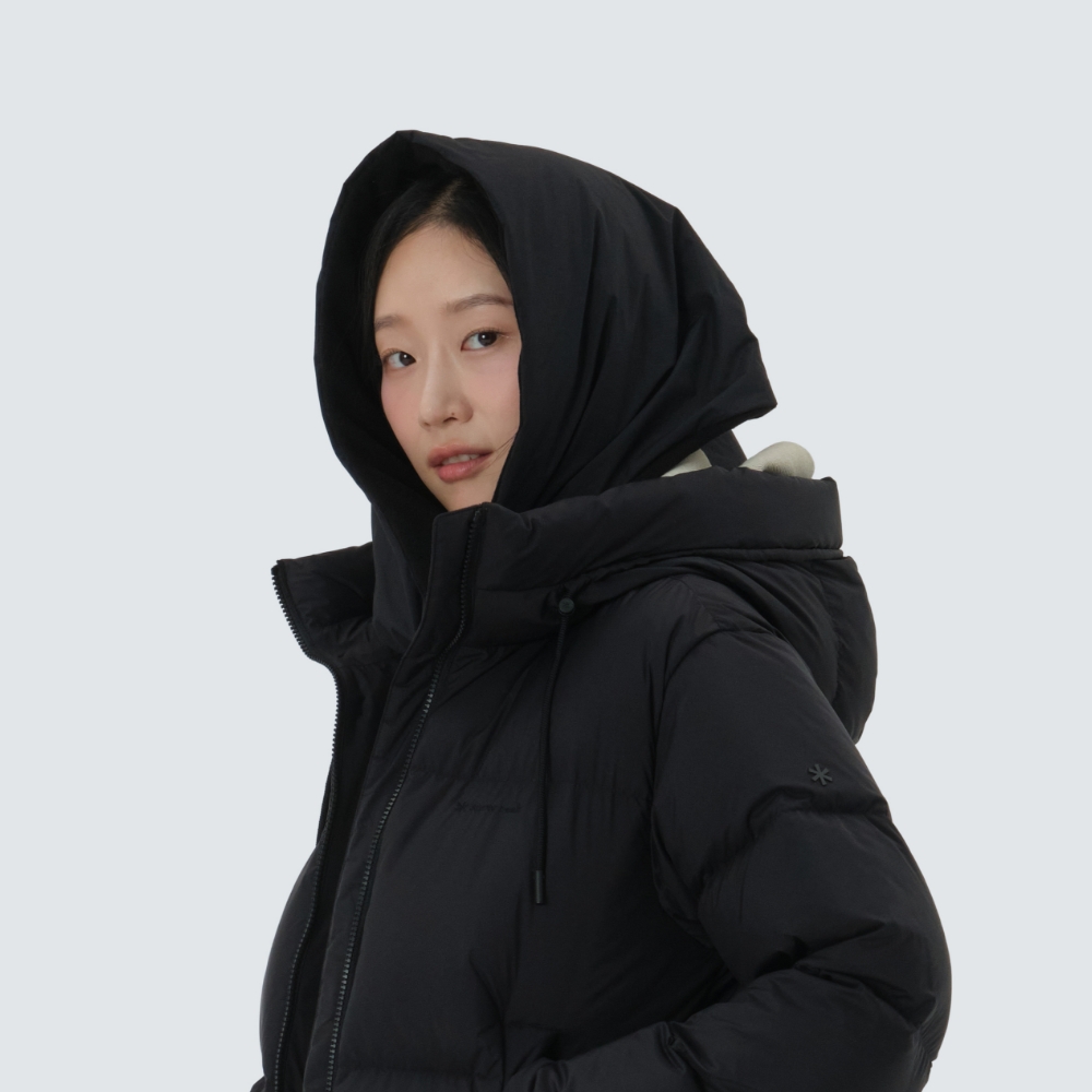 랜드에어 리버시블 프리마로프트 패딩 스카프 Black