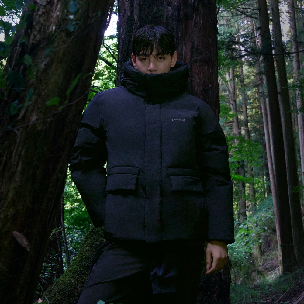 시티캠퍼 후드 헤비 다운 자켓 Black