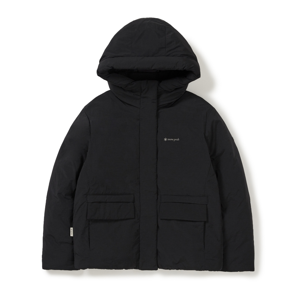 시티캠퍼 여성 후드 헤비 다운 자켓 Black