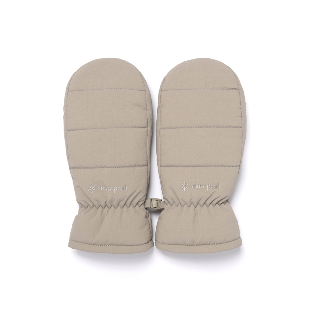 랜드 경량 프리마로프트 패딩 장갑 Tan Gray