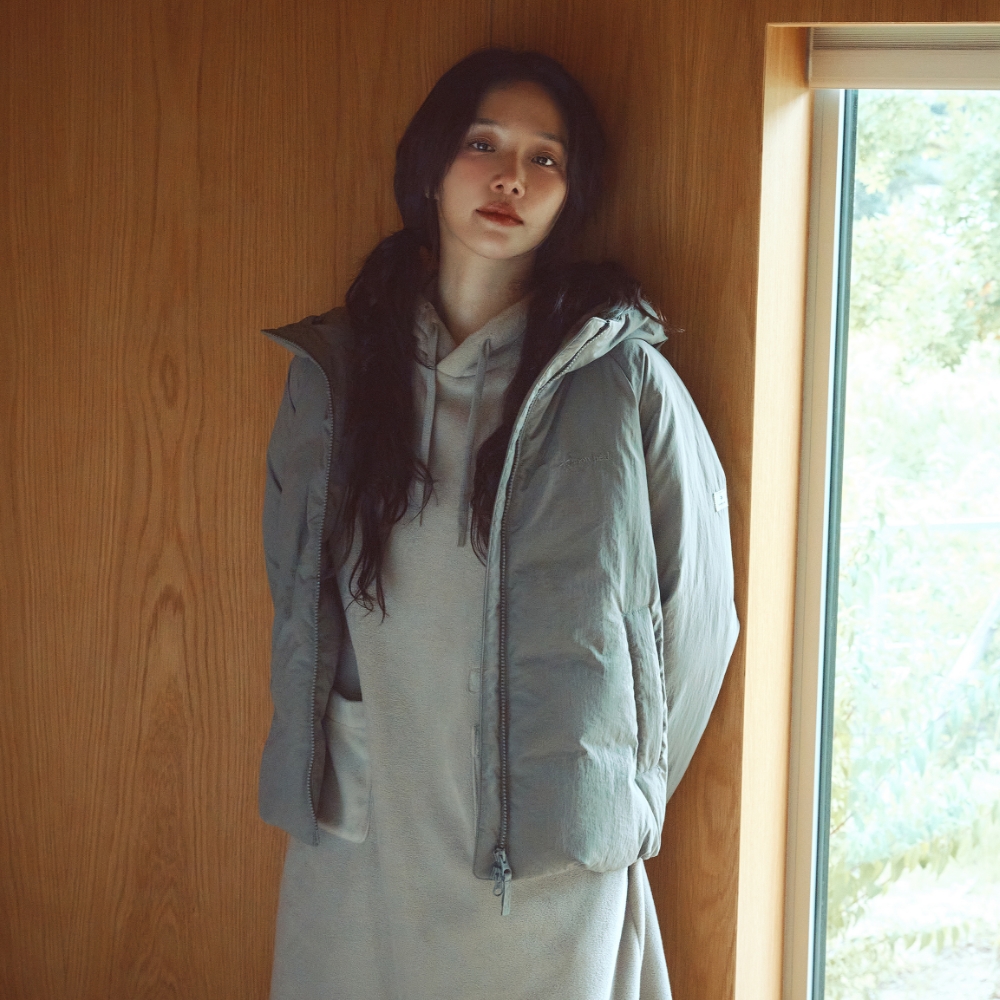 플리스 여성 원피스 Fog Gray