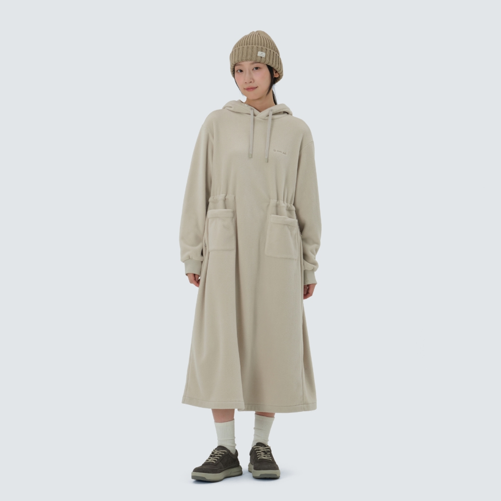 플리스 여성 원피스 Oatmeal