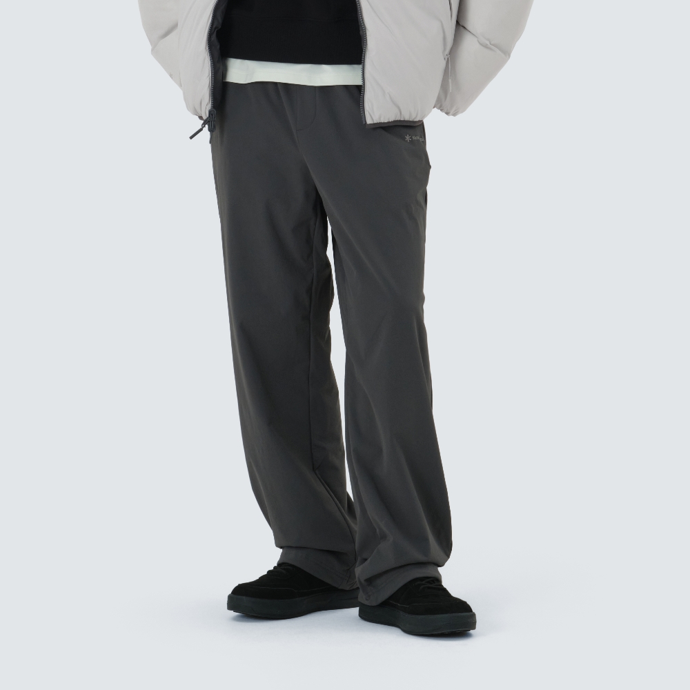 라고 기모 세미 와이드 팬츠 Charcoal Gray