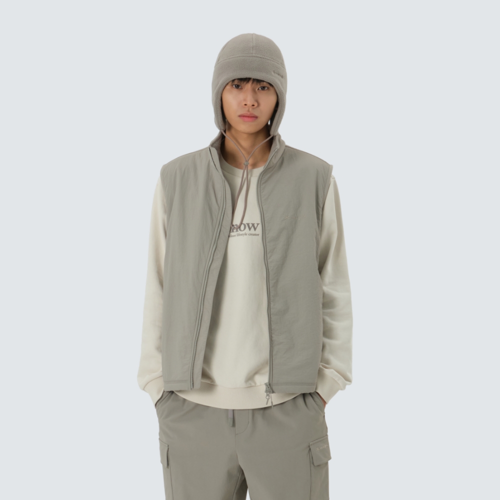 플리스 베스트 Fog Gray