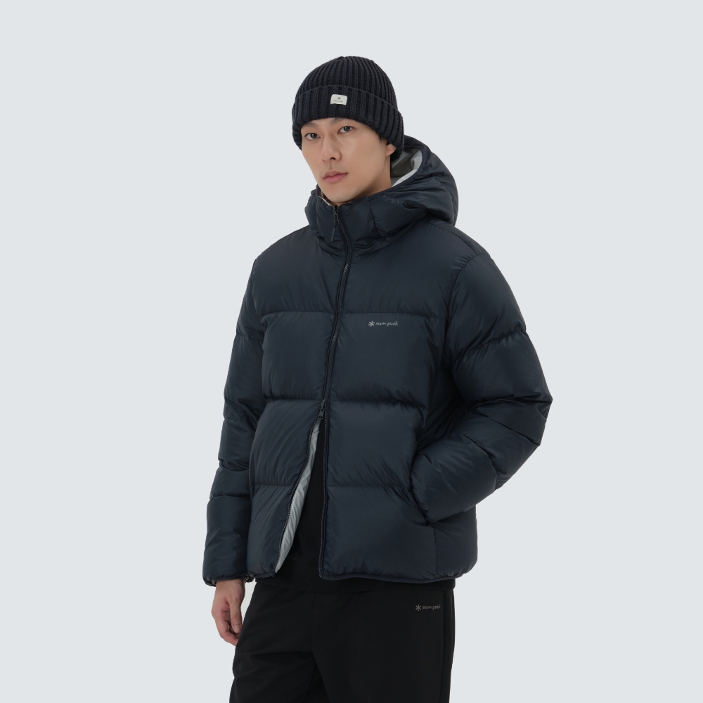 에어노바 퍼텍스 리버시블 후드 헤비 다운 자켓 Dark Navy