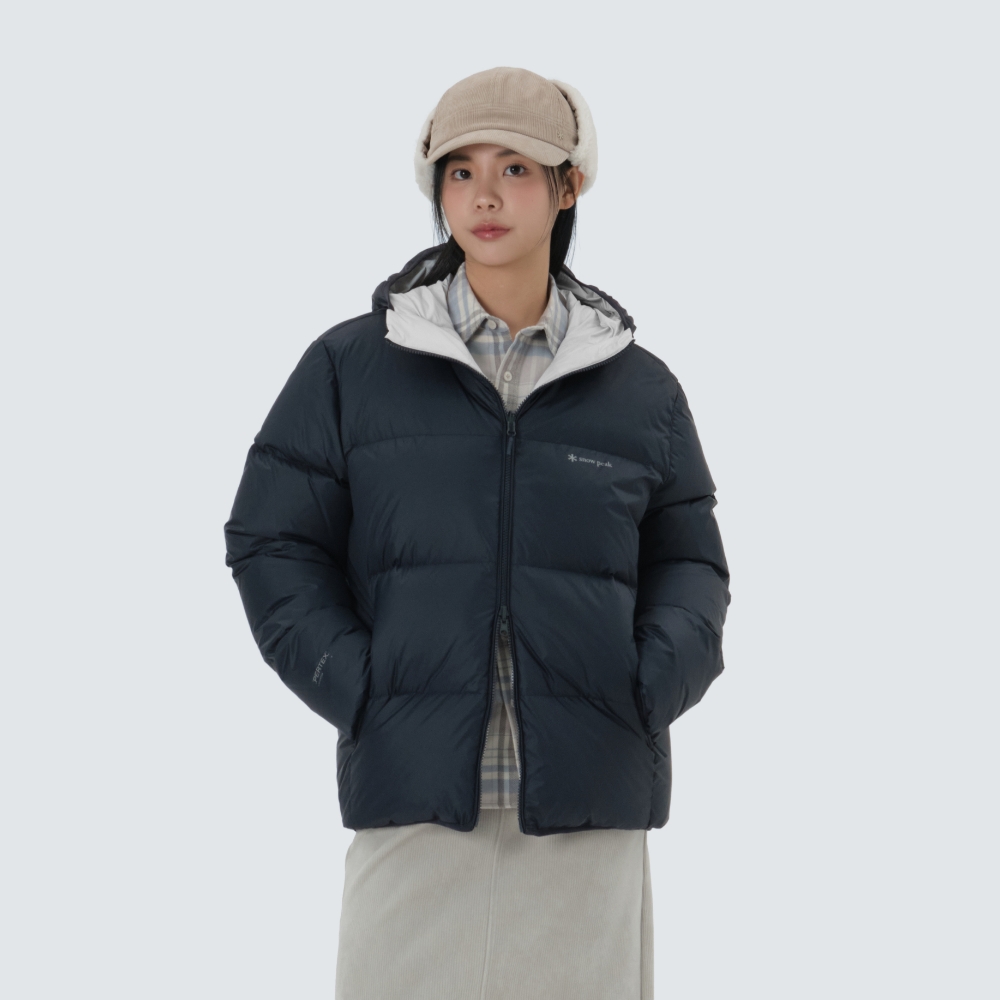 에어노바 퍼텍스 리버시블 후드 헤비 다운 자켓 Dark Navy