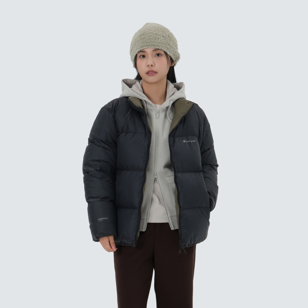 에어노바 퍼텍스 리버시블 스탠드넥 헤비 다운 자켓 Black