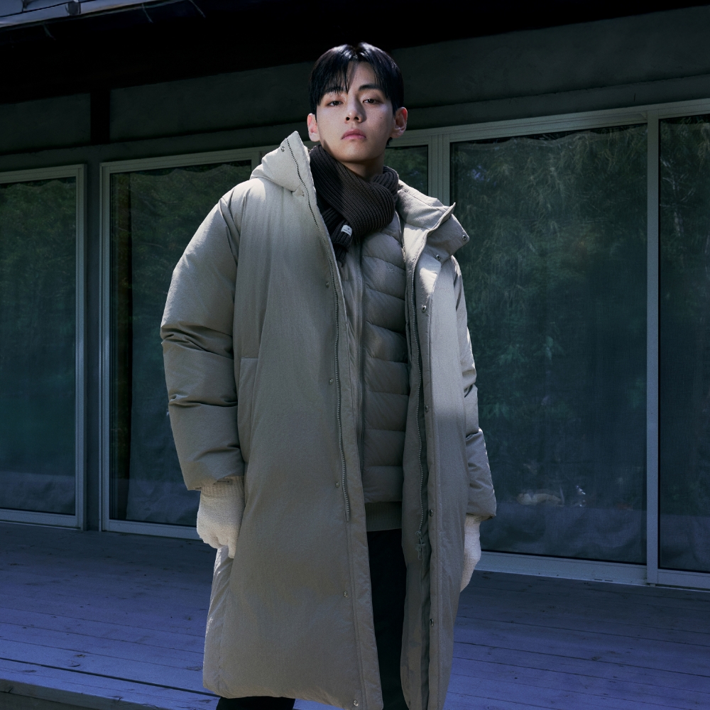 시티캠퍼 롱 다운 자켓 Fog Gray