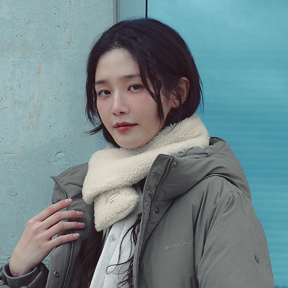 메리노울 머플러 Cream