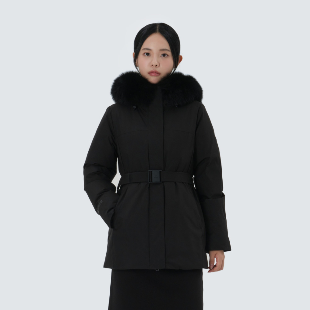 드라이피크 윈드스토퍼 여성 헤비 다운 자켓 Black