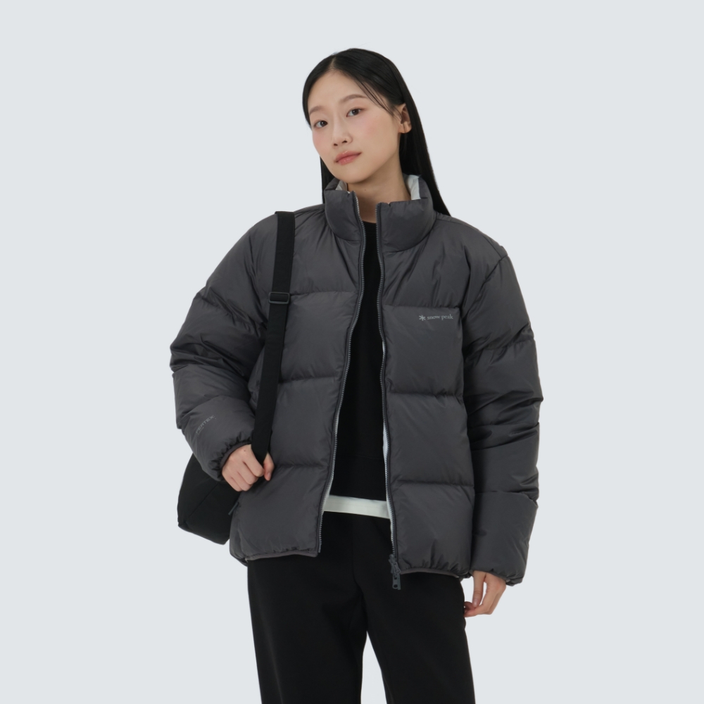 에어노바 퍼텍스 리버시블 스탠드넥 헤비 다운 자켓 Charcoal