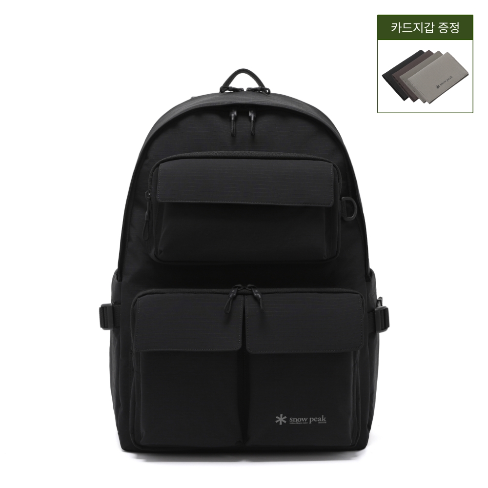듀얼테크 멀티 포켓 백팩 25L Black