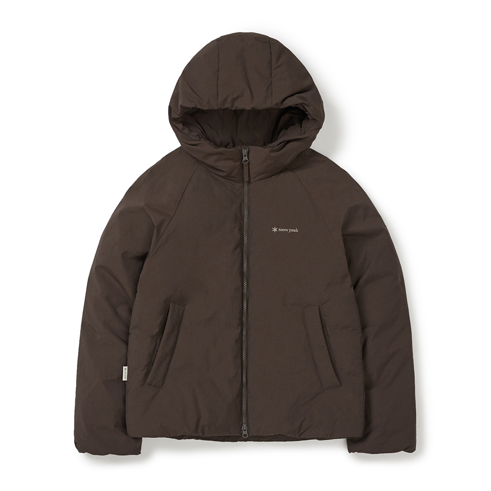 랜드 여성 후드 경량 다운 자켓 Choco Brown