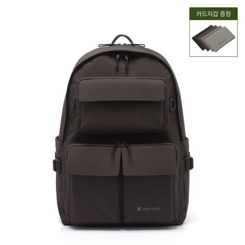 [1/29 예약 배송] 듀얼테크 멀티 포켓 백팩 25L Chocolate Khaki