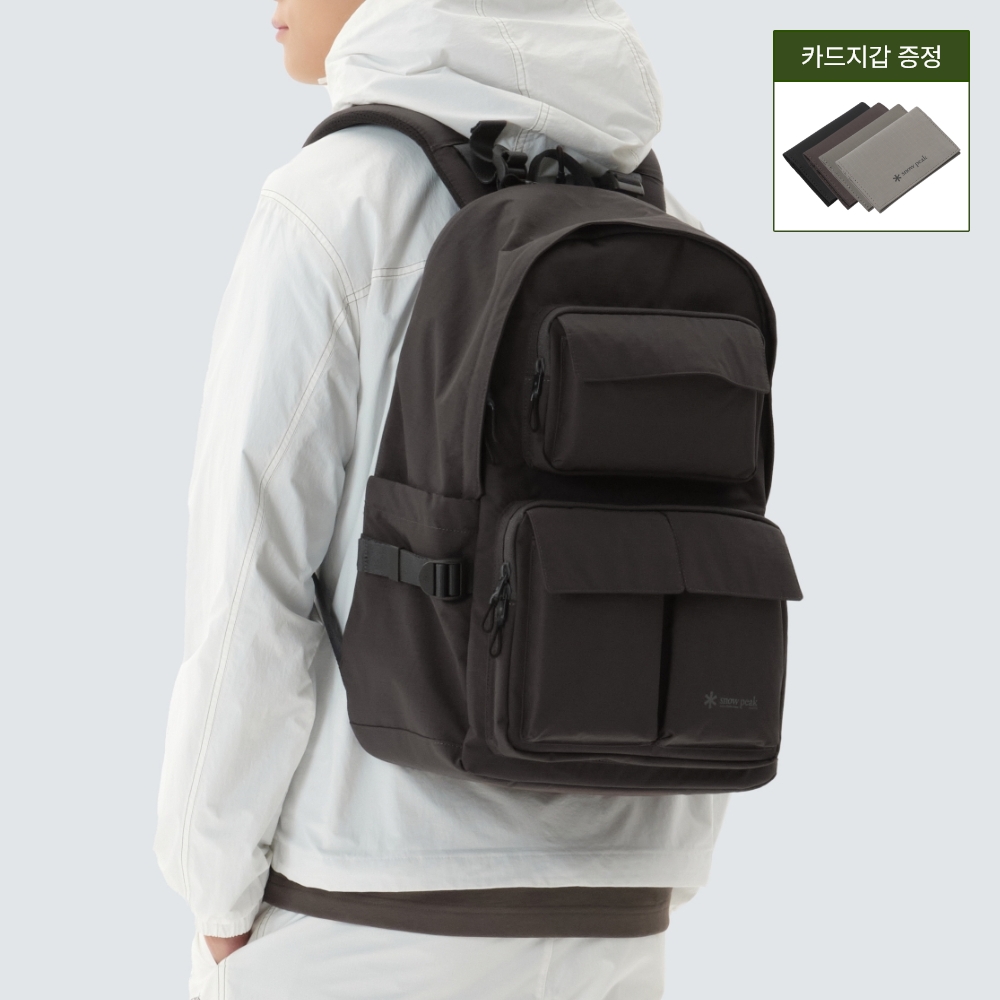 듀얼테크 멀티 포켓 백팩 25L Chocolate Khaki