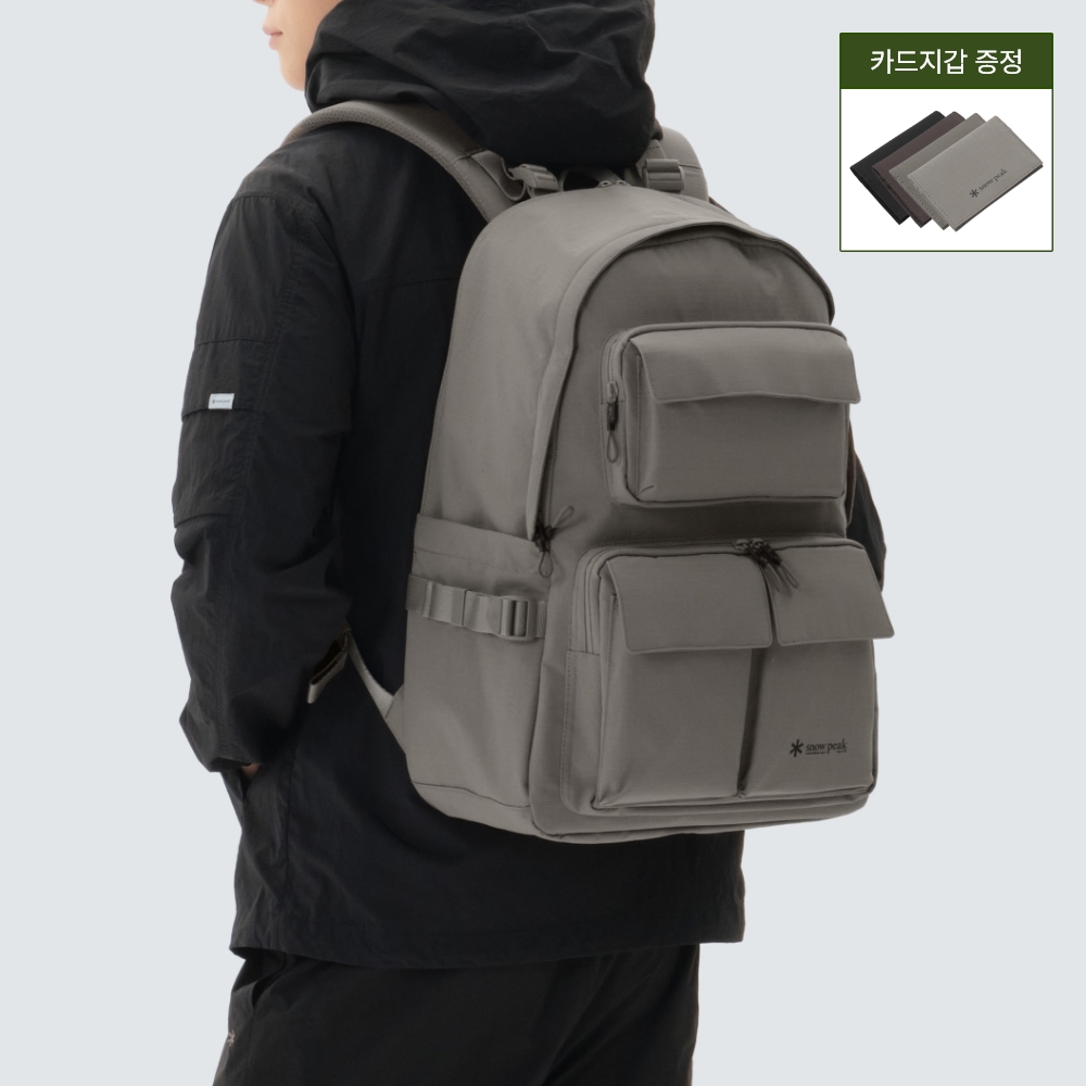 듀얼테크 멀티 포켓 백팩 25L Vintage Gray