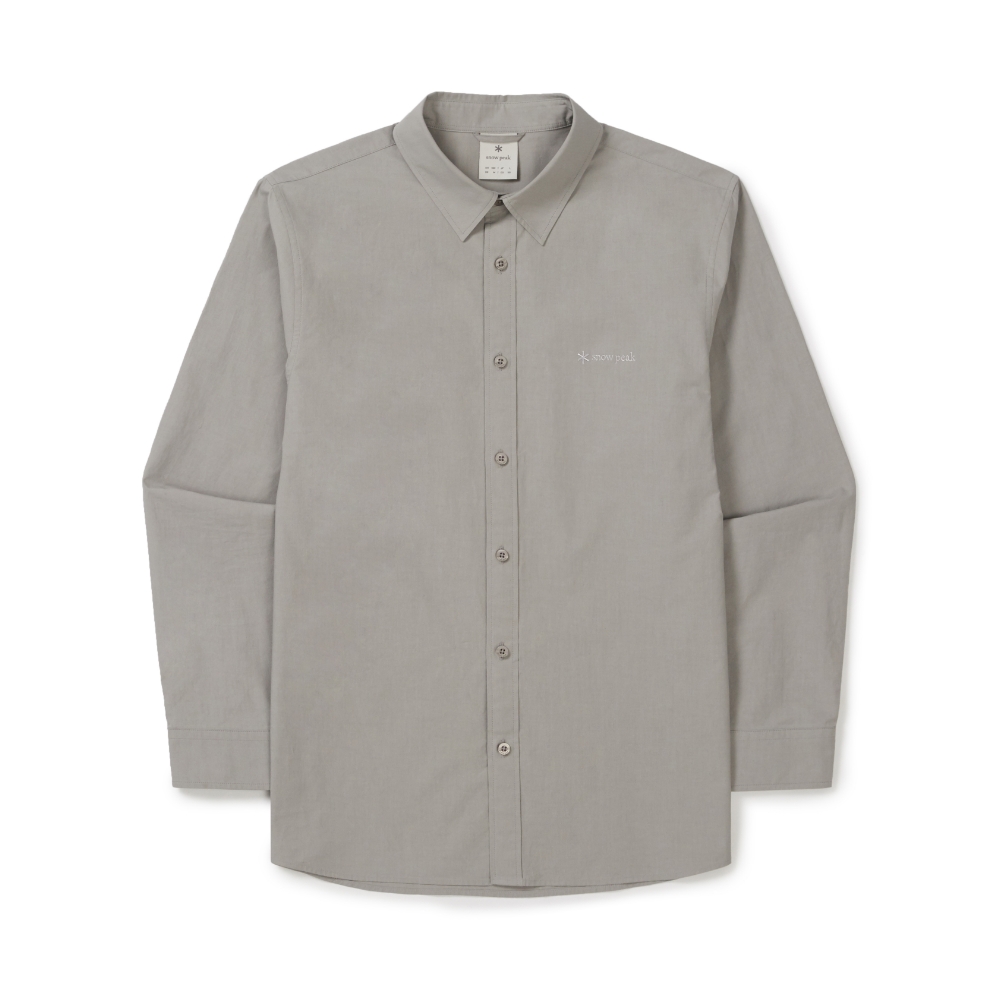 솔리드 셔츠 Fog Gray