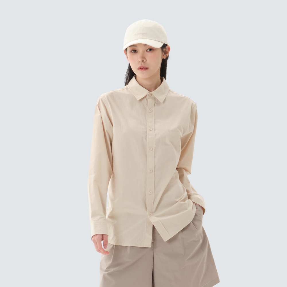 솔리드 셔츠 Pink Beige