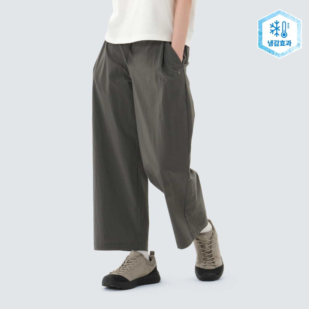 루트 여성 세미 와이드 팬츠 Rustic Khaki